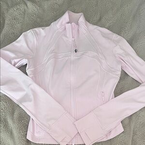 Lululemon Athletica Soft Pink Bomber Jacket